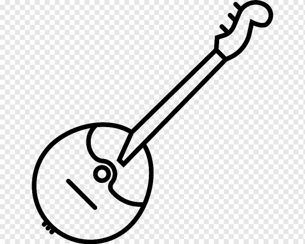 Домра раскраска для детей