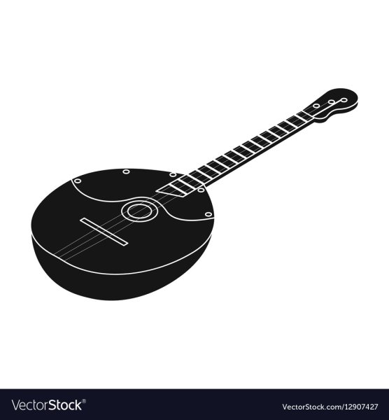 Домра силуэт