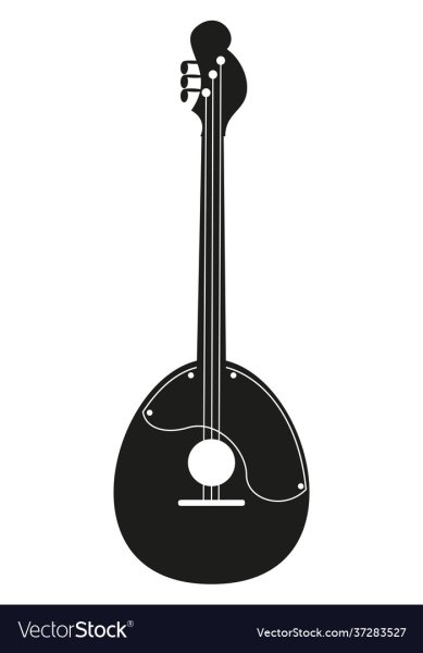 Домра силуэт