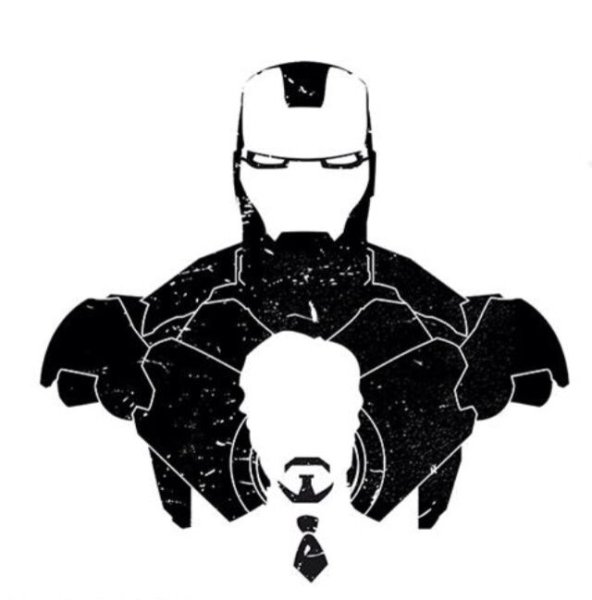 Железный человек силуэт