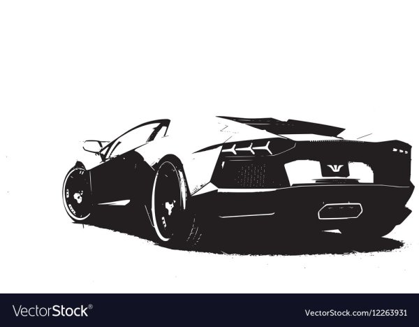 Lamborghini силуэт