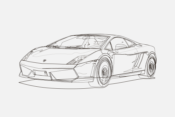 Ламборгини вектор