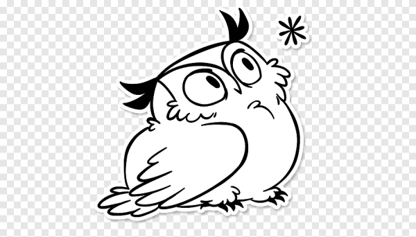 Стикер Сова Boggart