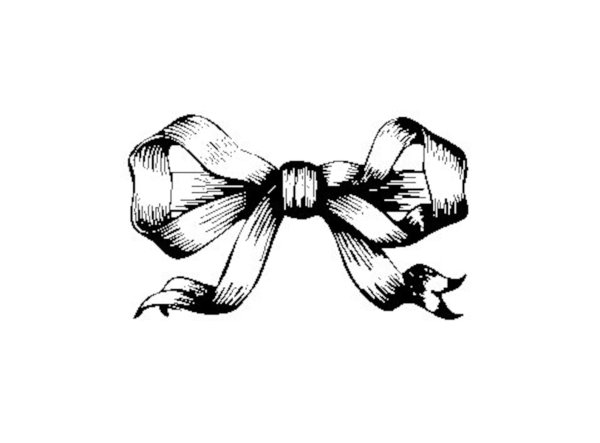 Бант на прозрачном фоне