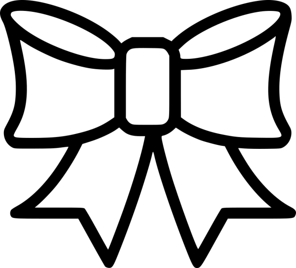 Бантик контур