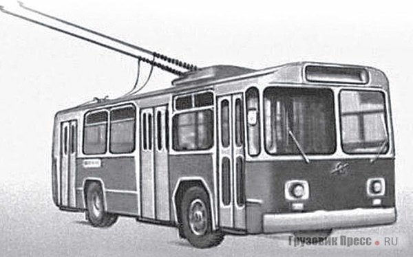 Троллейбус карандашом