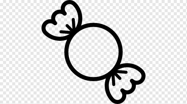 Трафарет конфетки