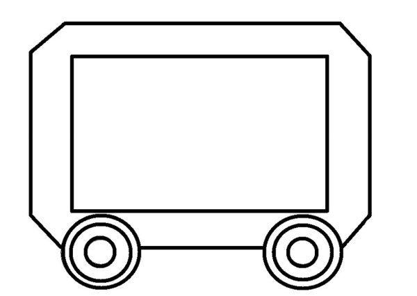 Вагон раскраска