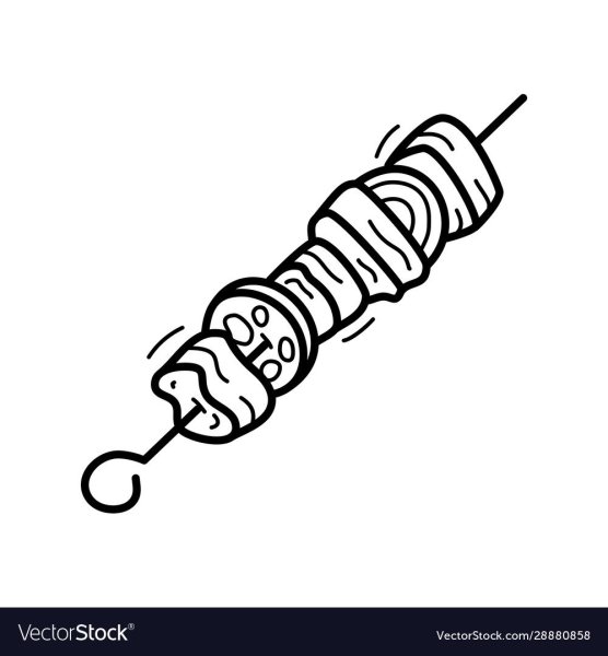 Шашлык рисунок