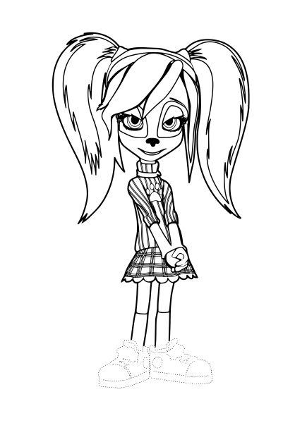 Раскраска Барбоскины роза