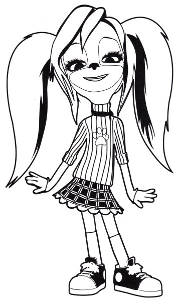 Лиза Барбоскина раскраска