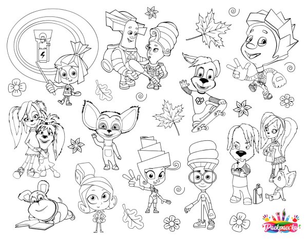 Раскраска "Барбоскины "