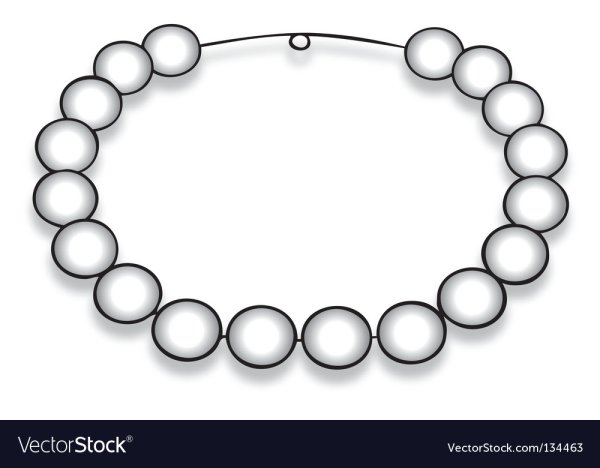 Бусы раскраска для детей