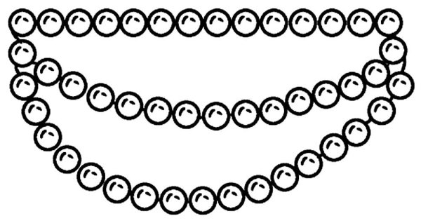 Раскраска бусы