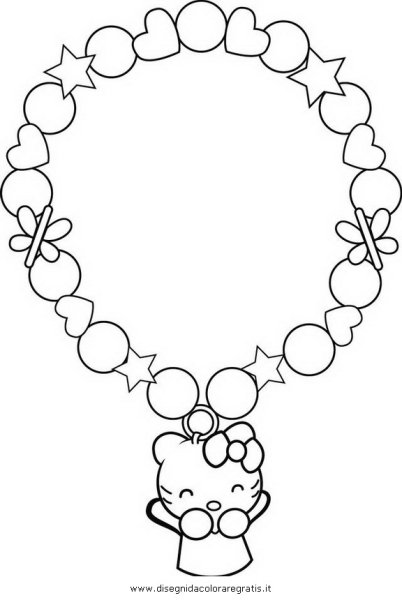 Раскраска ювелирные украшения