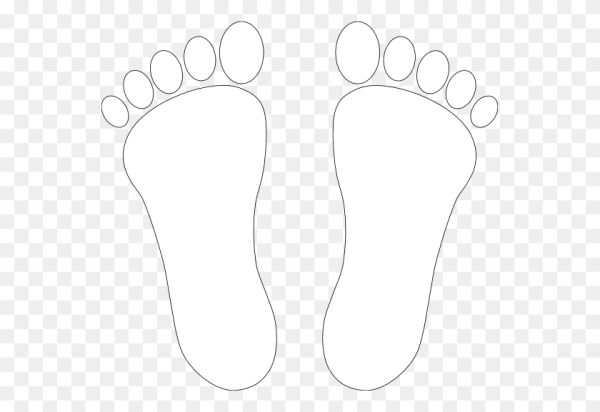 Контур ноги