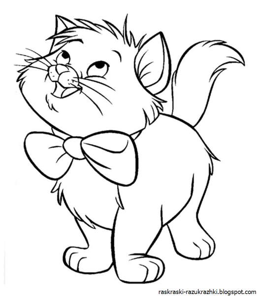 Раскраска кот