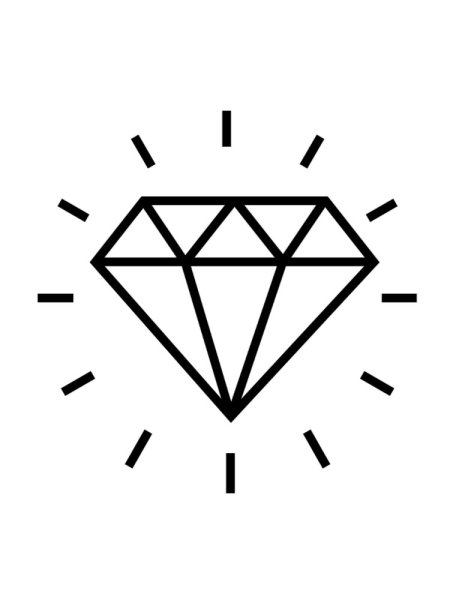 Раскраска бриллиант