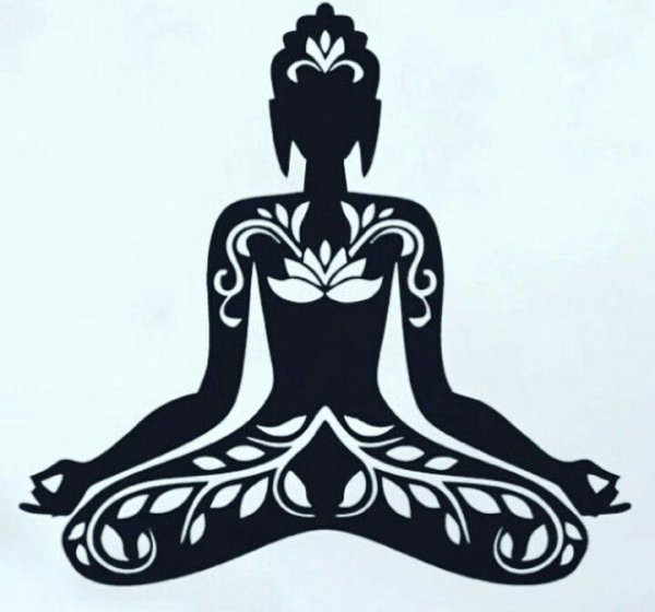 Трафарет йога