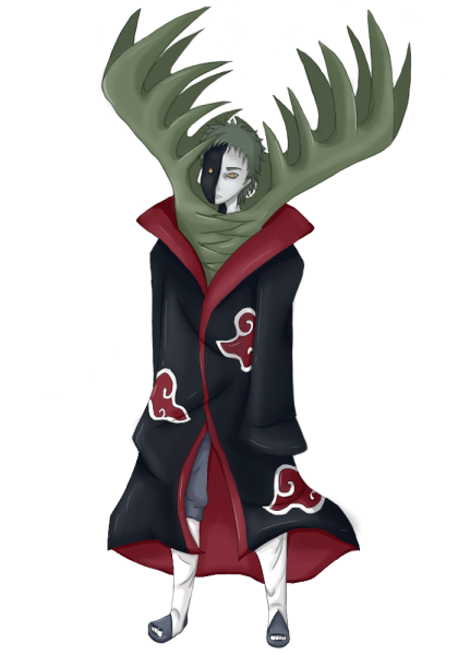 Наруто Кисаме карандашом