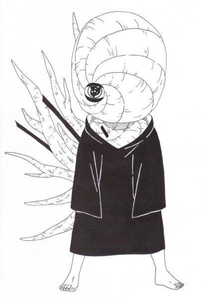 Раскраски Наруто Акацуки Пейн