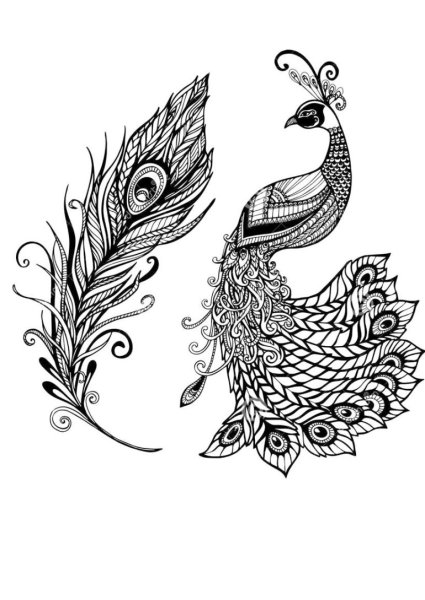 Узор из птиц