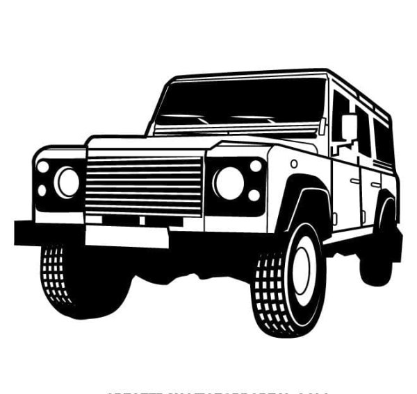Land Rover вектор