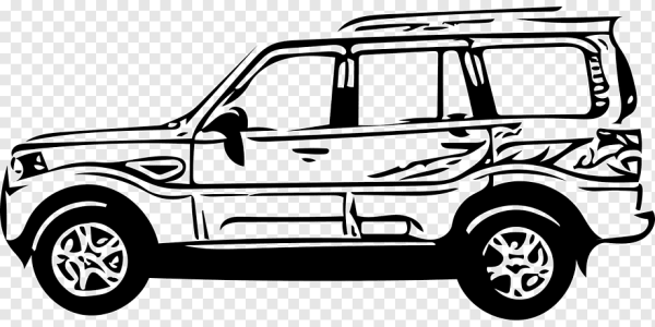 Трафарет внедорожника