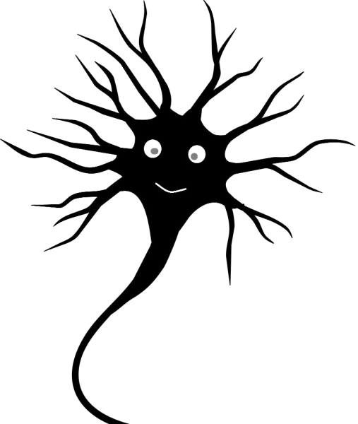 Нейрон силуэт