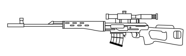 Силуэт оружия