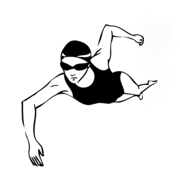 Трафарет плавание