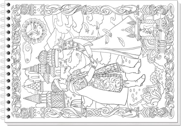 У Лукоморья дуб зеленый раскраска