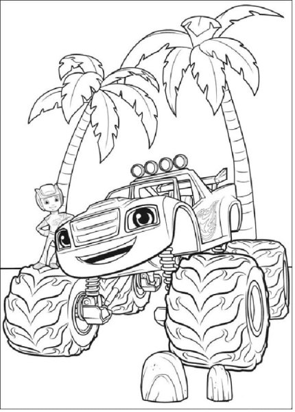 Рык Вспыш раскраска