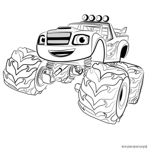 Вспыш и чудо машинки раскраска краской