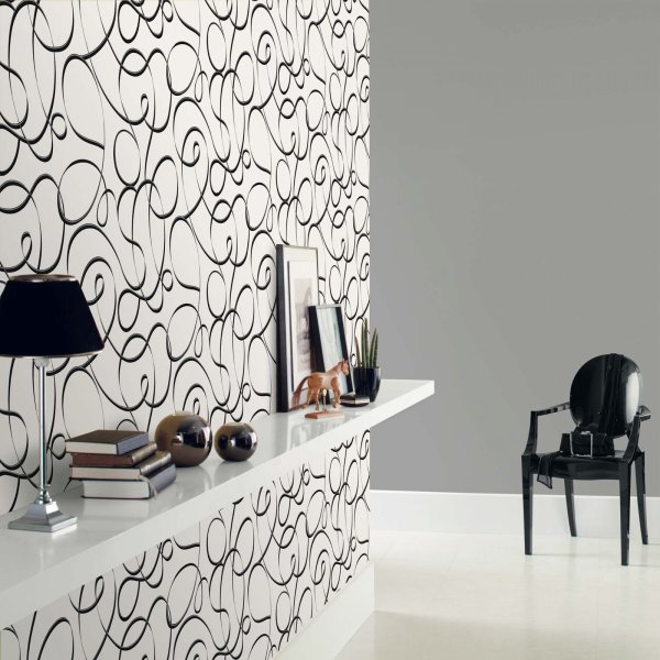 Ванная комната с орнаментом