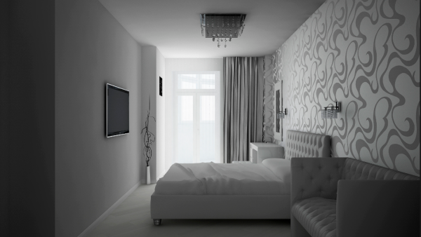 Рисунок на стене в квартире