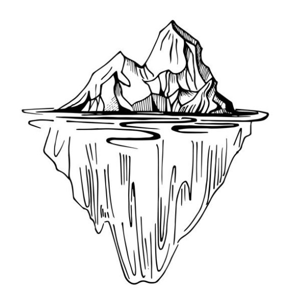 Айсберг раскраска