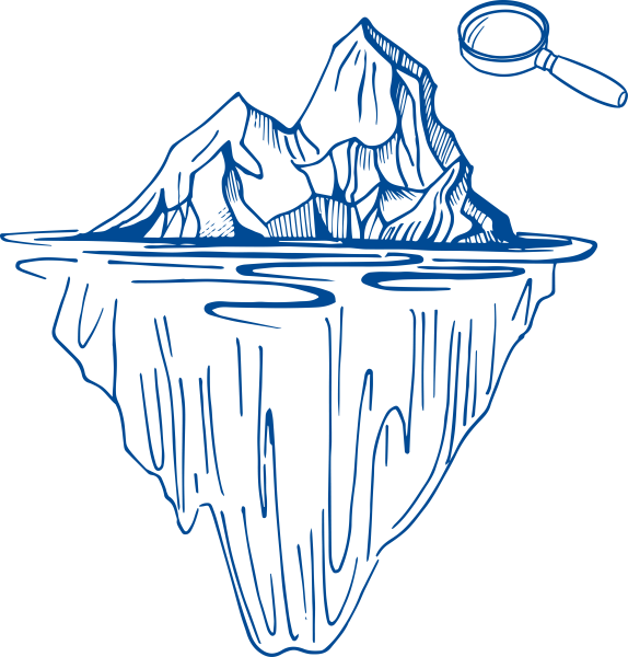 Айсберг рисунок для детей