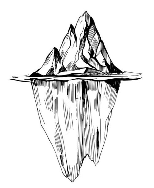 Айсберг скетч