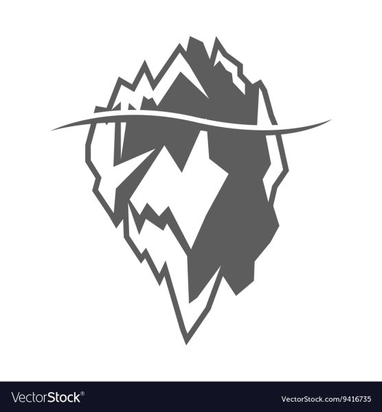 Айсберг силуэт