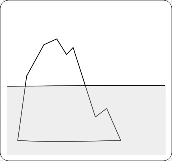 Айсберг шаблон