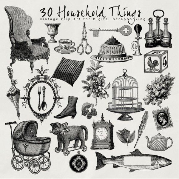 Декупажные карты черно белые