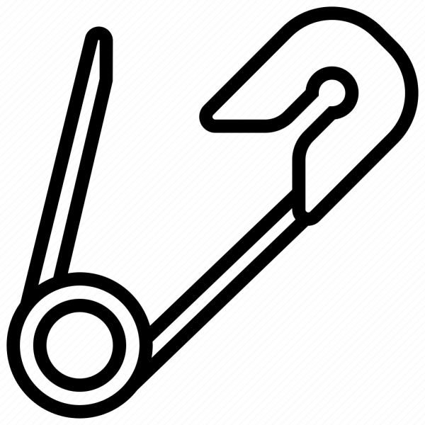 Булавка раскраска для детей