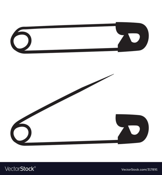 Булавка трафарет