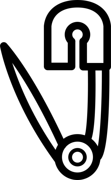 Булавка раскраска для детей