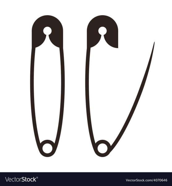 Булавка раскраска