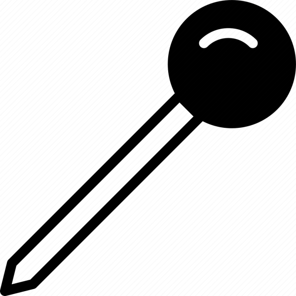 Булавка рисунок карандашом