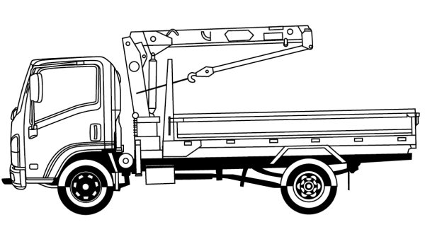 Isuzu forward 12.0 бортовой чертеж