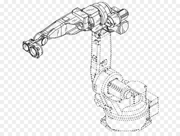 Промышленный робот пиктограмма