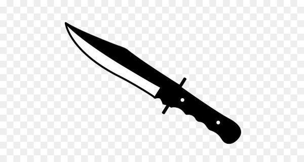 Силуэт ножа